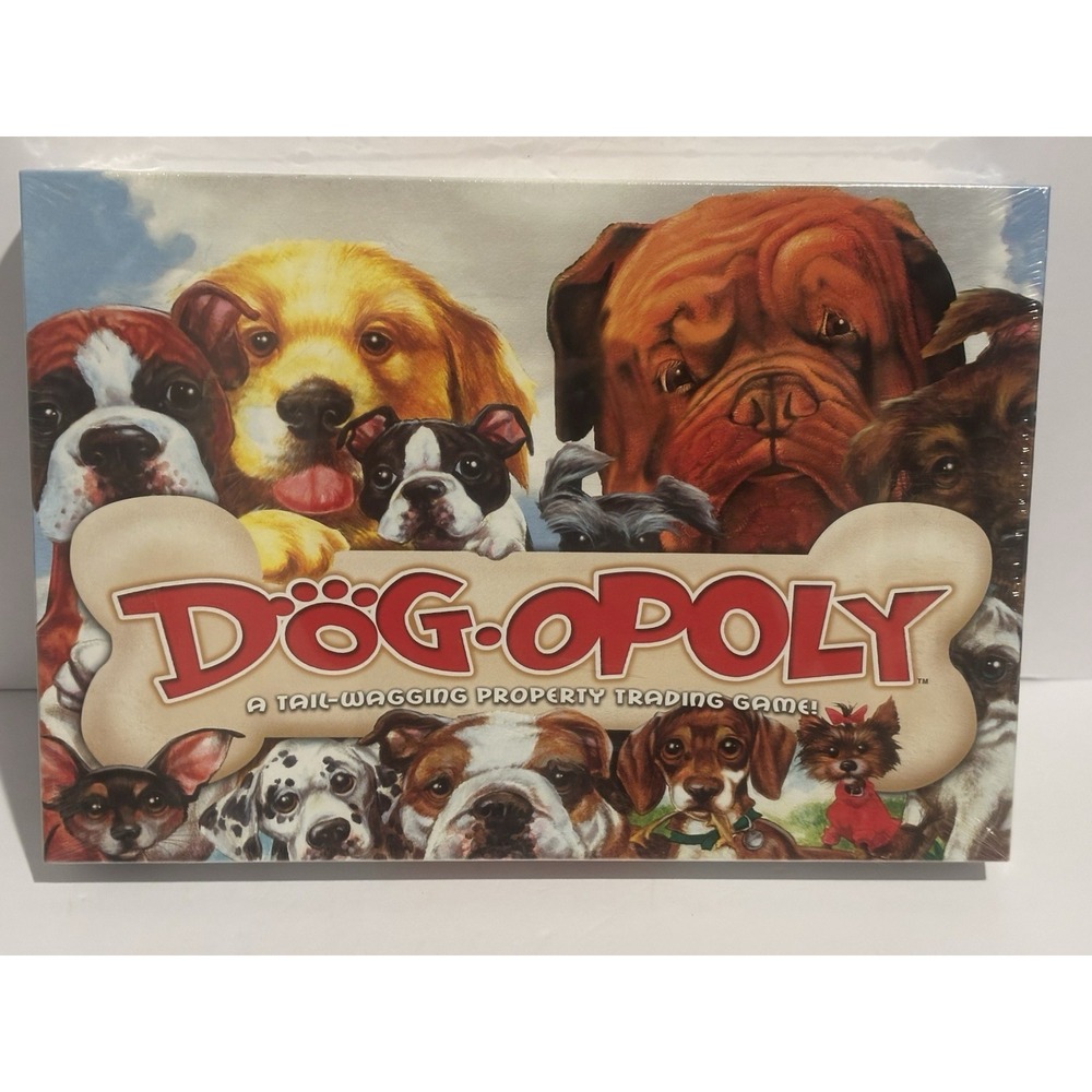 NEW Vintage Dog-Opoly Dogopoly Board Game Monopoly Complete ‎ Original Old Puppy
